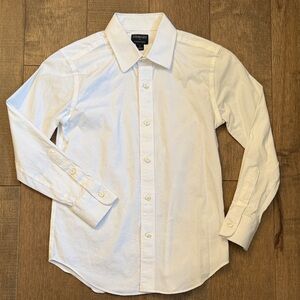 J. Crew Kids crewcuts Thompson White Button Down Shirt